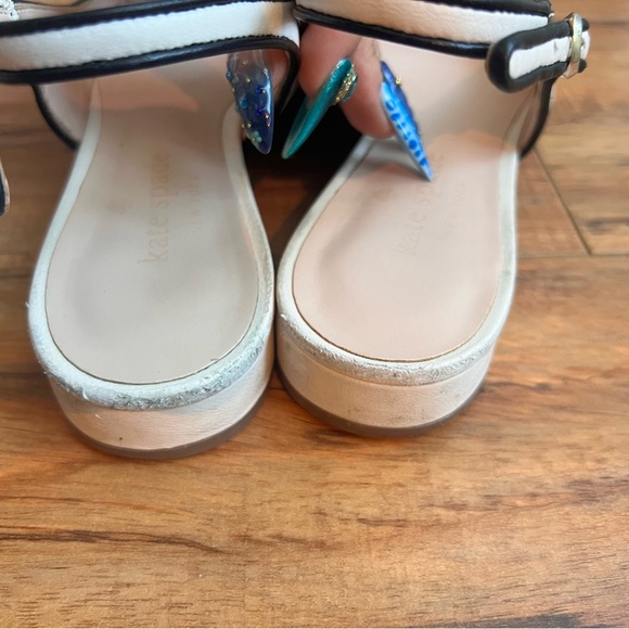 Kate Spade Cream and Black Pointed Heels - Picture 3 of 5